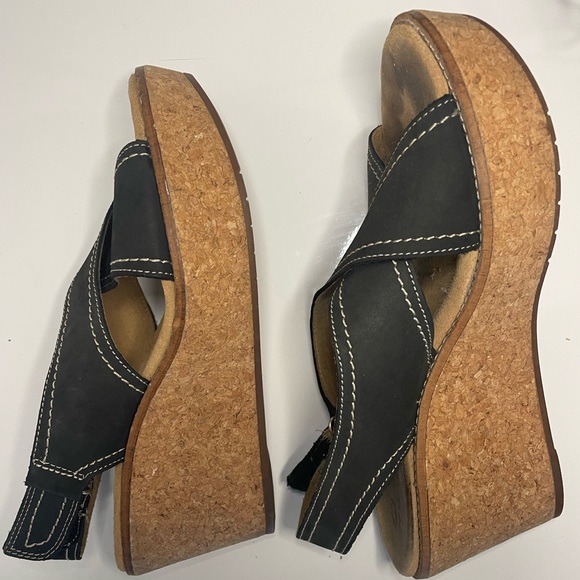 Clarks Wedge Sandal US 9 EU 40 - Picture 4 of 4